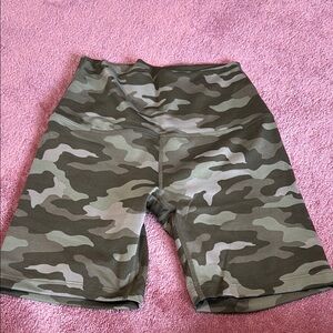 Victoria secret pink ultimate bike short Camo Print Biker Shorts